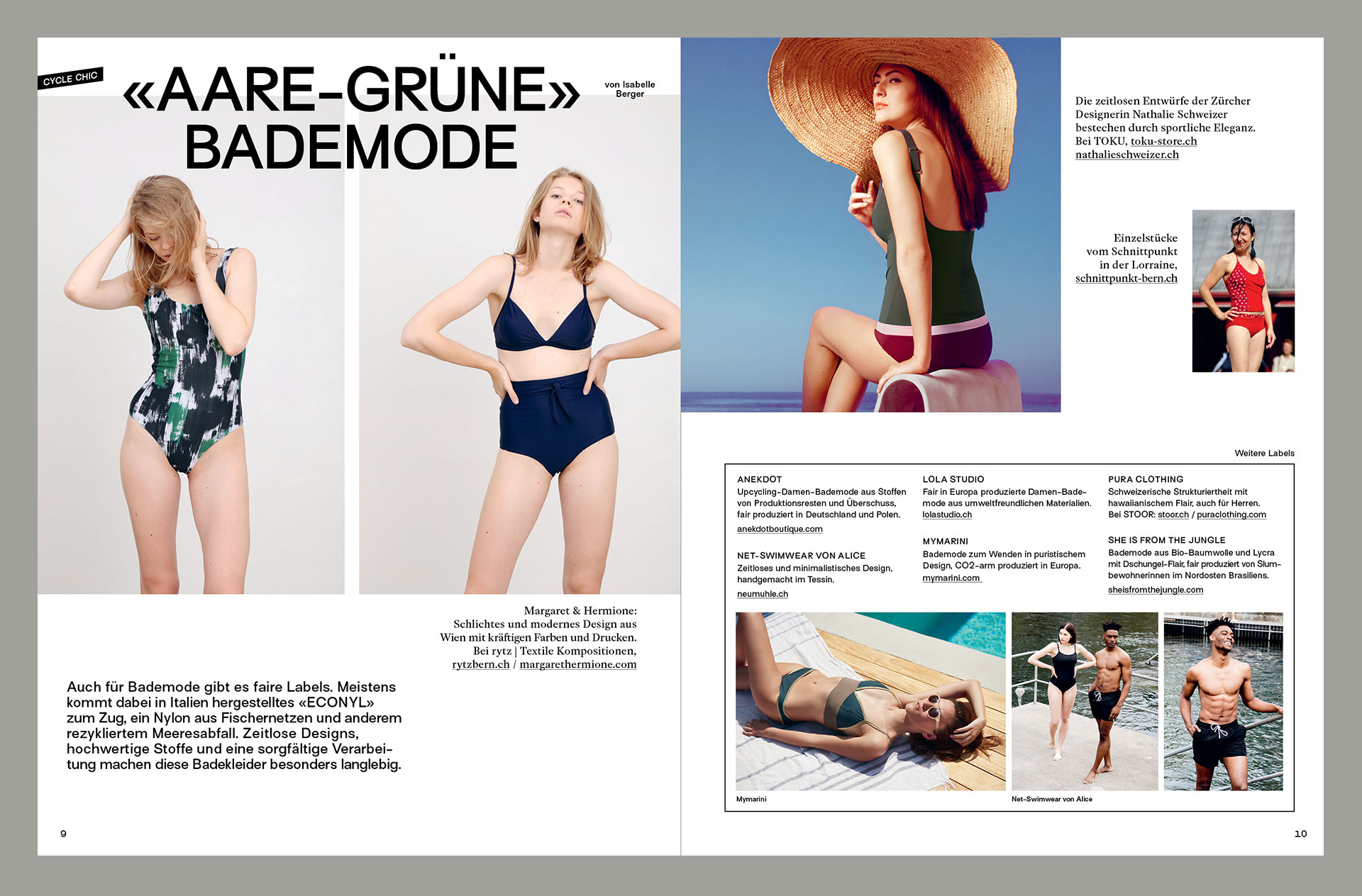 Atelier Pol, Velo Fair Fashion Magazin, magazine, editorial design, quartierzeit, bern, switzerland