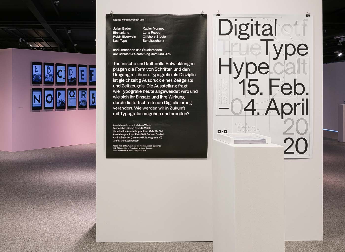 Eröffnung «Digital Type Hype» in der SfGBB